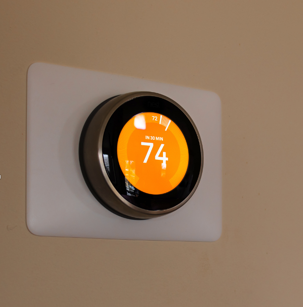 A smart thermostat can be updated anywhere you have internet access.