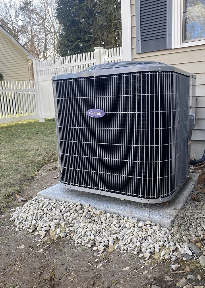 National HVAC and Refrigeration installed a new Carrier condenser to replace the previous outdoor units