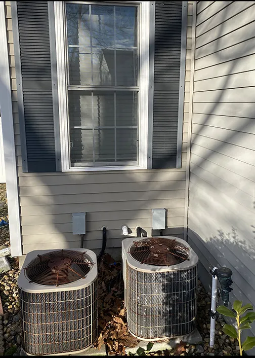 Signs of rust on your exterior AC condenser could mean its time for a replacement